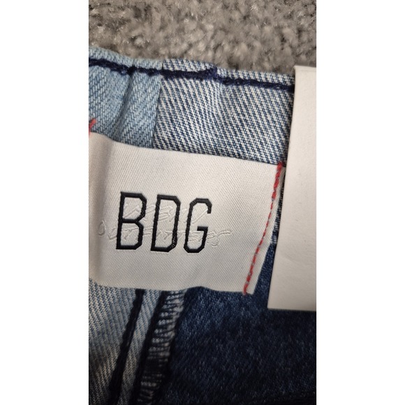 NWT Urban Outfitters BDG Patchwork High Rise Baggy Jeans Women 26x31 Boho Hippie - Picture 3 of 13